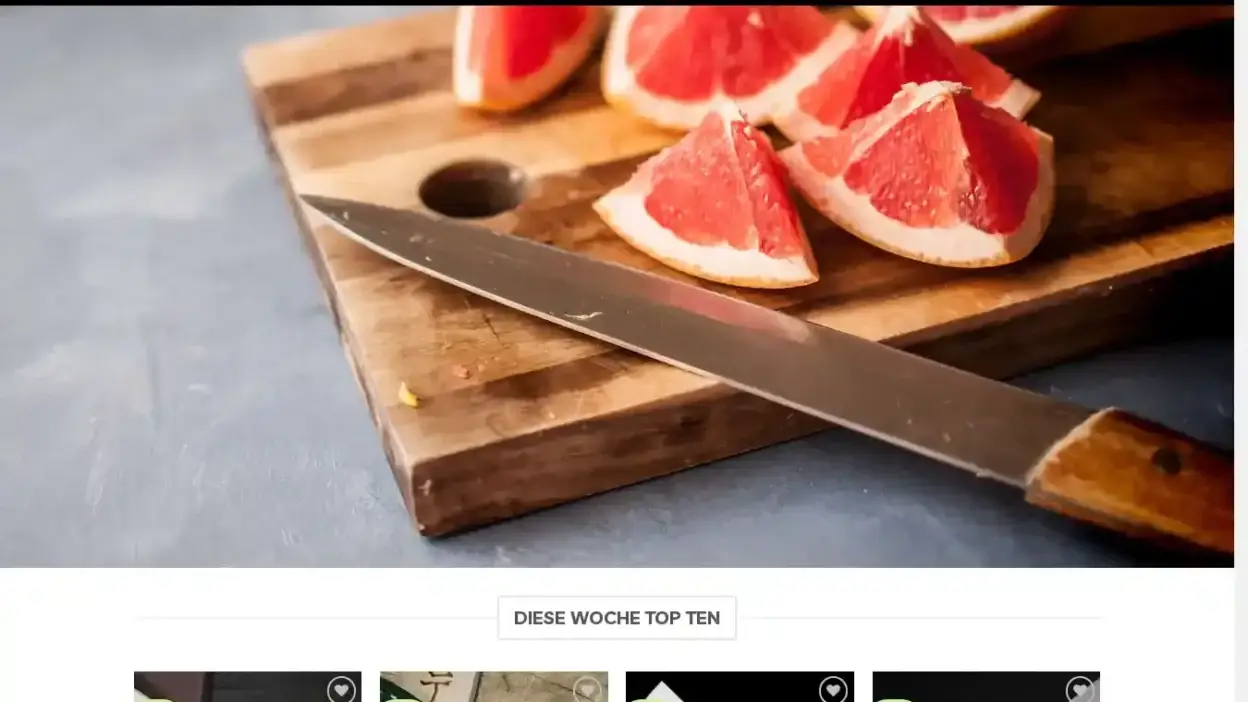 Screenshot of Non-Delivery scam website Kuchenscharf.com