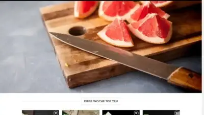 Screenshot of Non-Delivery scam website Kuchenscharf.com