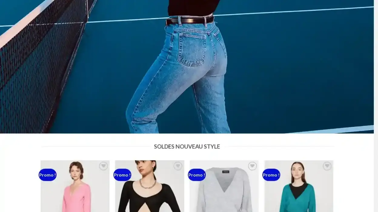 Screenshot of Non-Delivery scam website Lamodefemmes.com