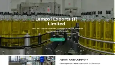 Screenshot of Non-Delivery scam website Lampxiexportsltd.com