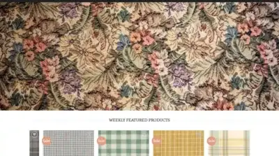 Screenshot of Non-Delivery scam website Latestfabric.com