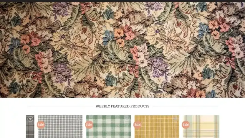 Screenshot of Non-Delivery scam website Latestfabric.com