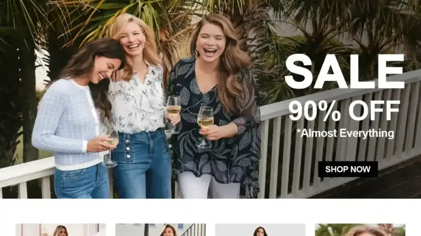 Screenshot of Non-Delivery scam website Lauraofficialca.com