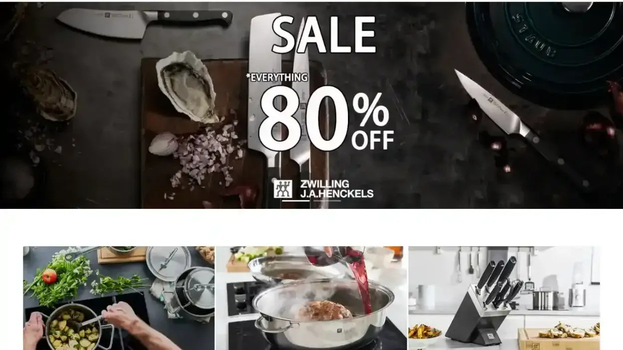 Screenshot of Non-Delivery scam website Lecreusetoutletoz.shop