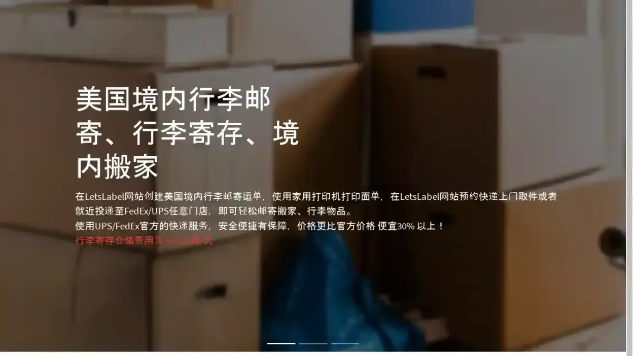 Screenshot of Non-Delivery scam website Letslabel.shop