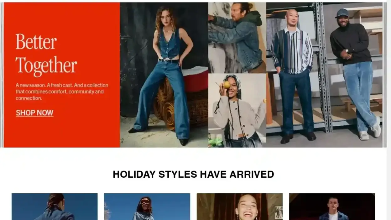 Screenshot of Non-Delivery scam website Leviph.com