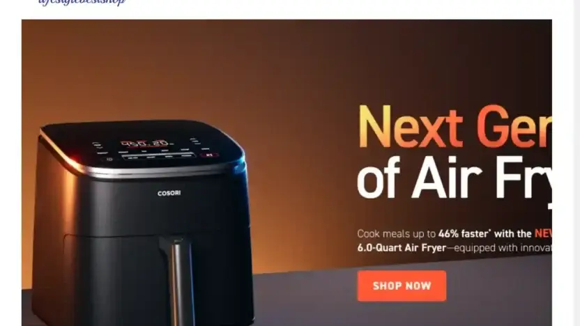 Screenshot of Non-Delivery scam website Lifestylebestshop.com