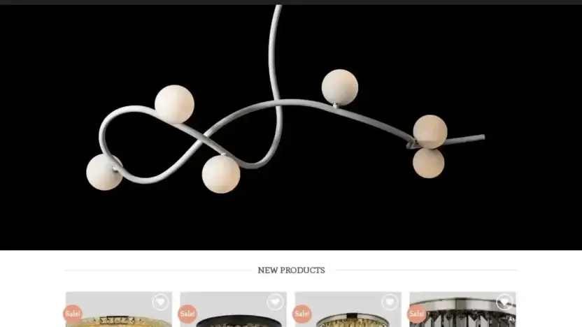 Screenshot of Non-Delivery scam website Lightingelegant.com