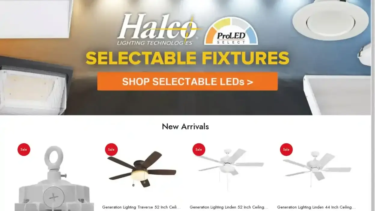 Screenshot of Non-Delivery scam website Lightsuperbright.com