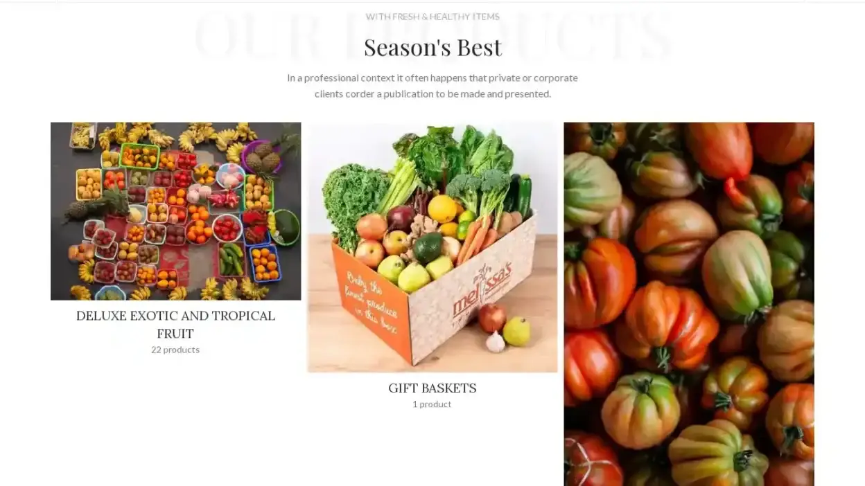 Screenshot of Container scam website Lindatropicalfriuts.com