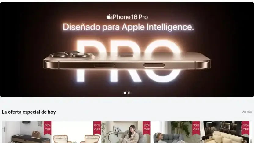 Screenshot of Non-Delivery scam website Liverpaals.com