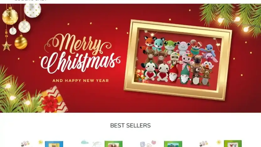 Screenshot of Non-Delivery scam website Lolcrochet.shop