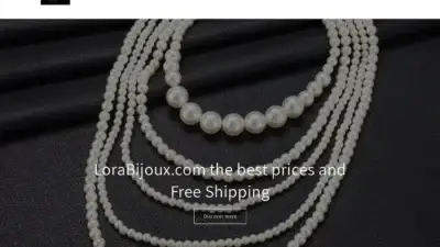 Screenshot of Non-Delivery scam website Lorabijoux.com