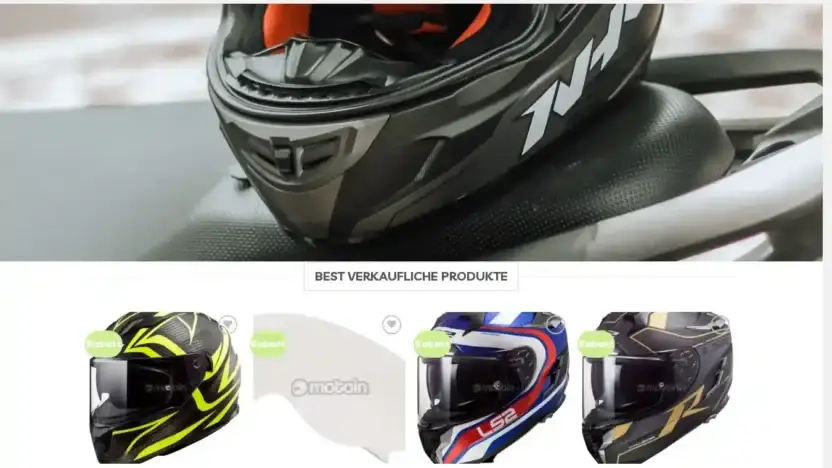 Screenshot of Non-Delivery scam website Lsmotorrad.com