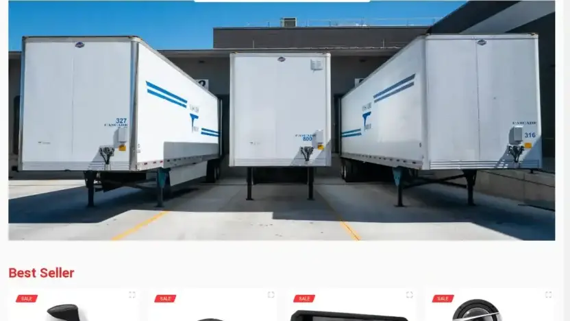 Screenshot of Non-Delivery scam website Luckautoparts.com