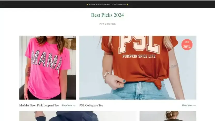 Screenshot of Non-Delivery scam website Luckyshop204.shop