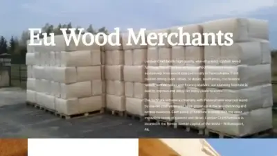 Screenshot of Non-Delivery scam website Lumber-craft.com