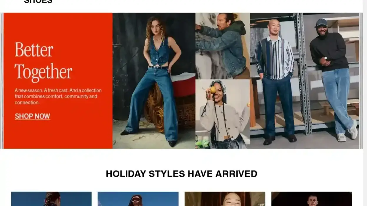 Screenshot of Non-Delivery scam website Luxury-shoes.shop