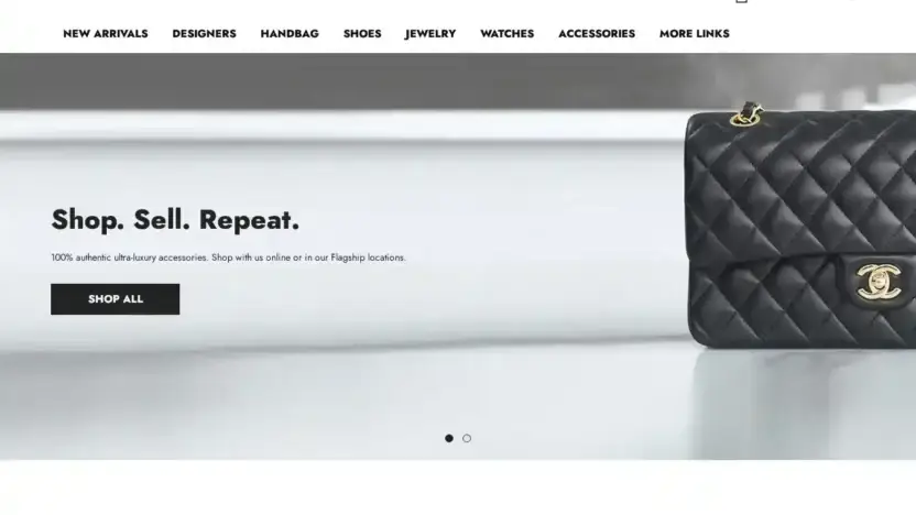 Screenshot of Non-Delivery scam website Luxurybags.top