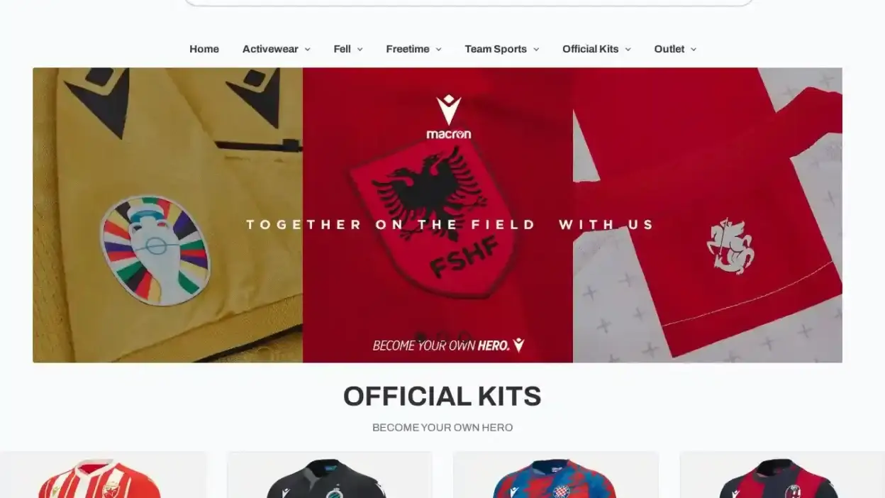 Screenshot of Non-Delivery scam website Macron-eu.com