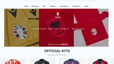 Screenshot of Non-Delivery scam website Macron-eu.com