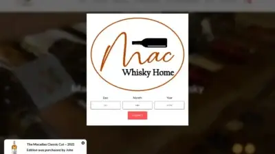 Screenshot of Whisky scam website Macwhiskyhome.com