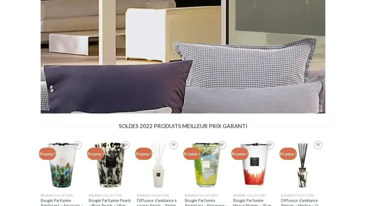 Screenshot of Non-Delivery scam website Maisondecofr.com