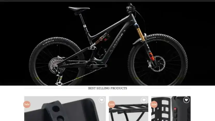 Screenshot of Sport scam website Market-bicycle.com