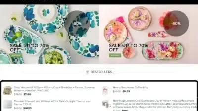 Screenshot of Non-Delivery scam website Maxwellwilliamshop.com