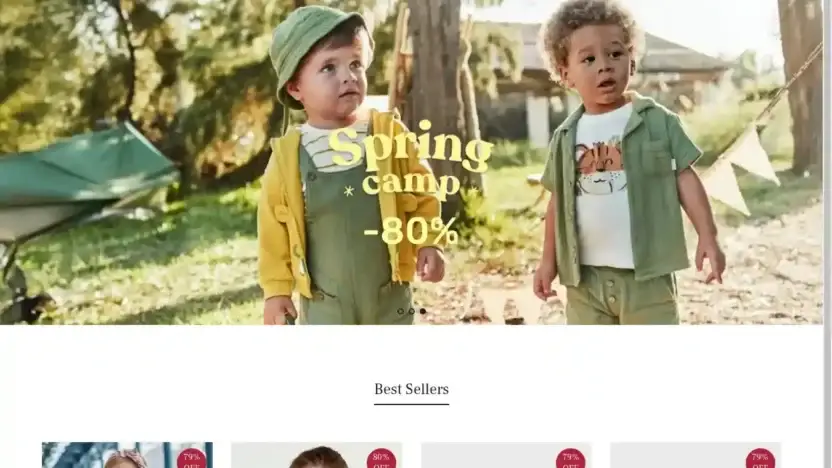 Screenshot of Non-Delivery scam website Mayzxal.shop