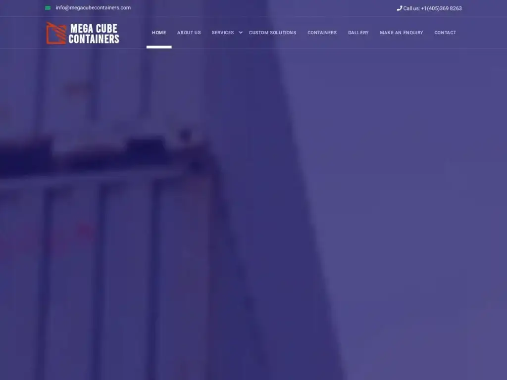 megacubecontainers-com Alternative Text