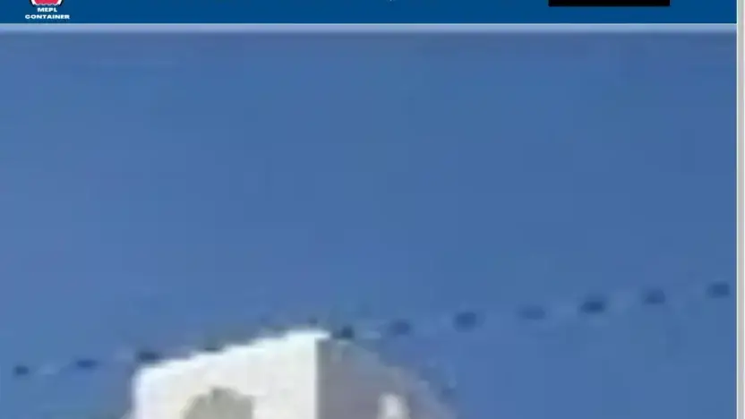 Screenshot of Non-Delivery scam website Mepl-container.com