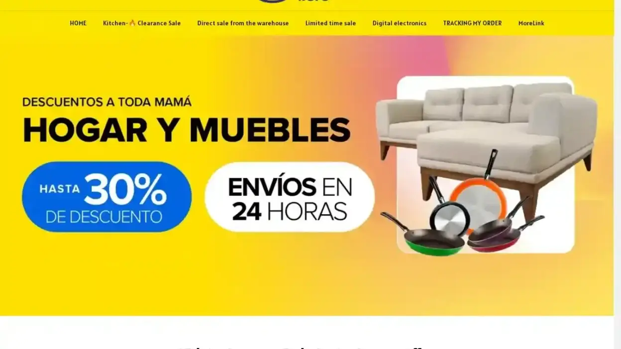 Screenshot of Non-Delivery scam website Mercadoliberty.top