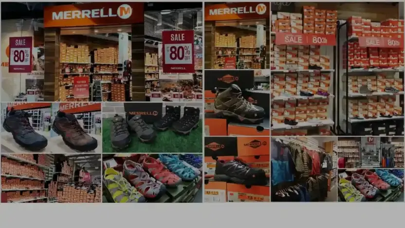 Screenshot of Non-Delivery scam website Merrellofficial.com