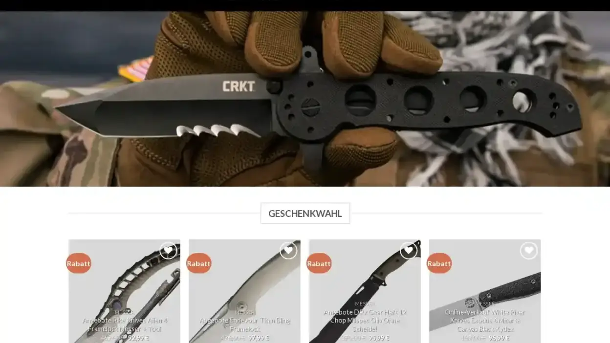 Screenshot of Sport scam website Messerde.com