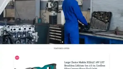 Screenshot of Non-Delivery scam website Metalworking-tools.com