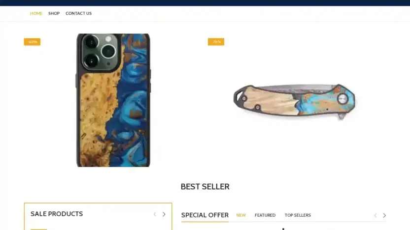 Screenshot of Non-Delivery scam website Midwestjyjsupplies.shop