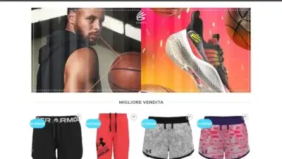 Screenshot of Non-Delivery scam website Migliorisport.com