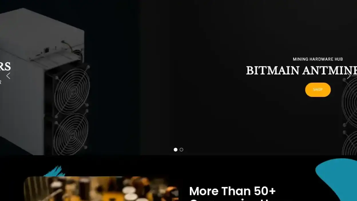 Screenshot of Non-Delivery scam website Mininghardwarehub.com