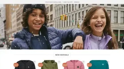 Screenshot of Non-Delivery scam website Mode-kinder.com