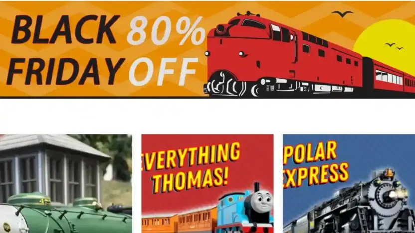 Screenshot of Non-Delivery scam website Modeltrains.store