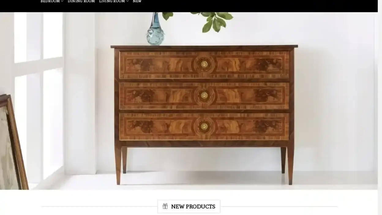 Screenshot of Non-Delivery scam website Modernfurnitureus.com