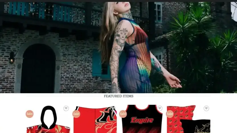 Screenshot of Sport scam website Modishsportgoods.com