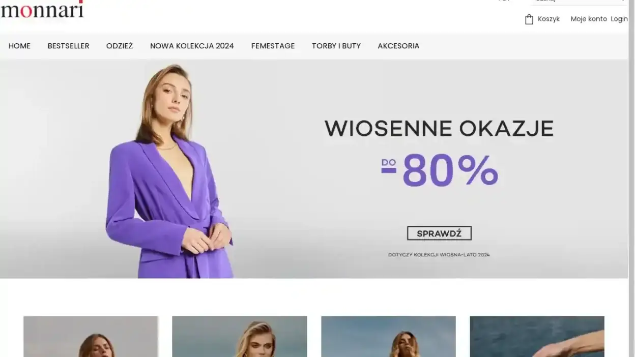 Screenshot of Non-Delivery scam website Monnaripl.shop