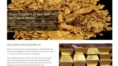 Screenshot of Non-Delivery scam website Montecristoentltd.com