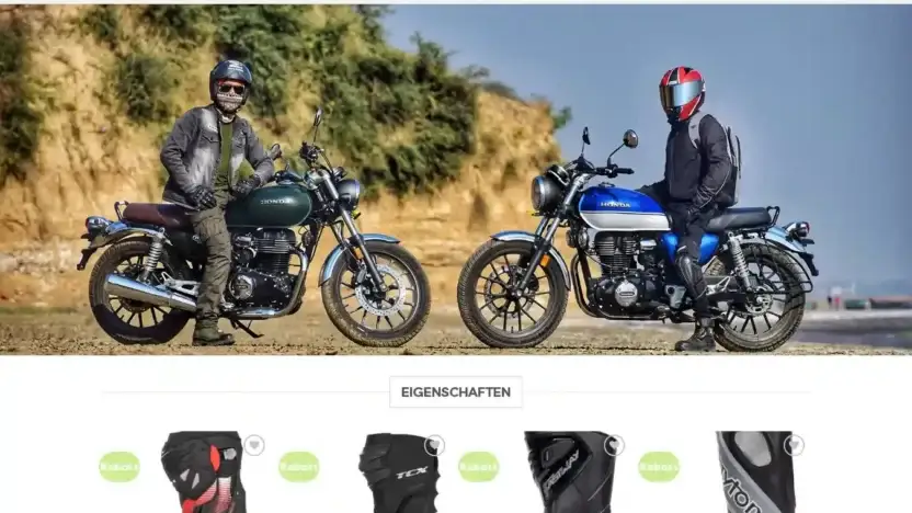 Screenshot of Non-Delivery scam website Motorabatt.com