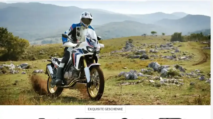 Screenshot of Non-Delivery scam website Motorrad-mode.com