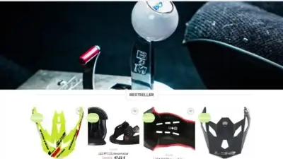 Screenshot of Automobile scam website Motorradhelmels.com