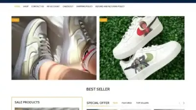 Screenshot of Non-Delivery scam website Mrskicks.shop
