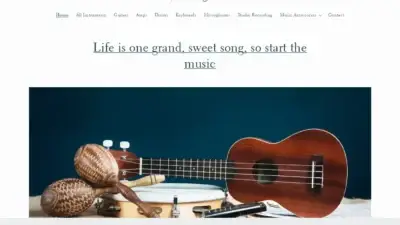 Screenshot of Non-Delivery scam website Musicstride.us